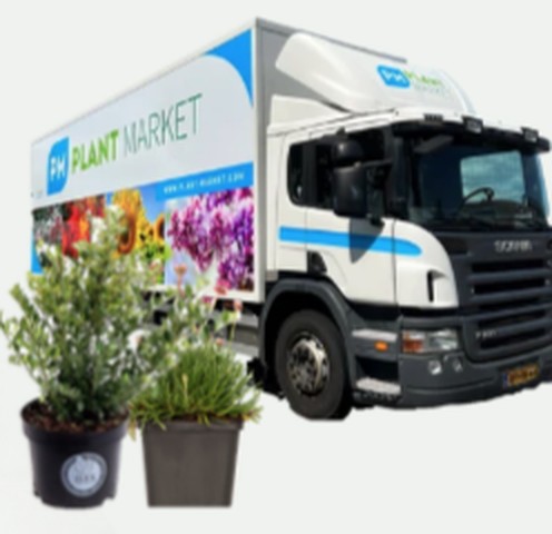 Plant Market delivery truck